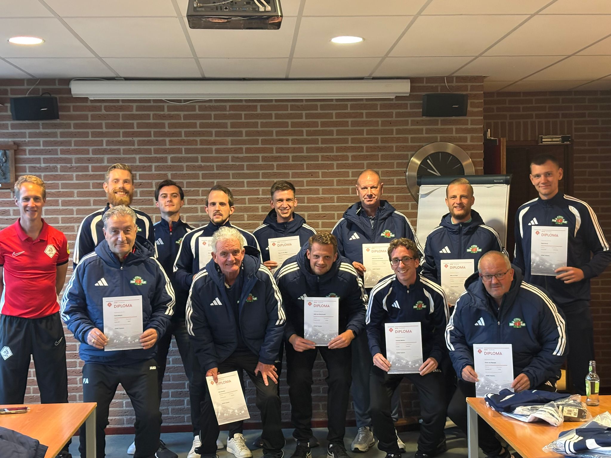 Thijs is gediplomeerd trainer